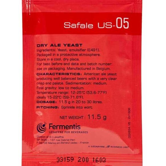 SafAle US-05 Fermentis kuivahiiva