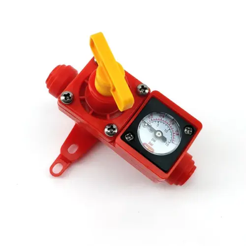 KegLand BlowTie V2 spunding valve - rajapaineventtiili, 0-1 bar mittarilla, 0-15psi