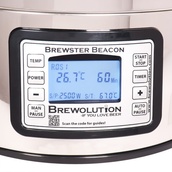 Brewster beacon 40l oluenvalmistuslaitteisto all-in-one mäskäysjärjestelmä