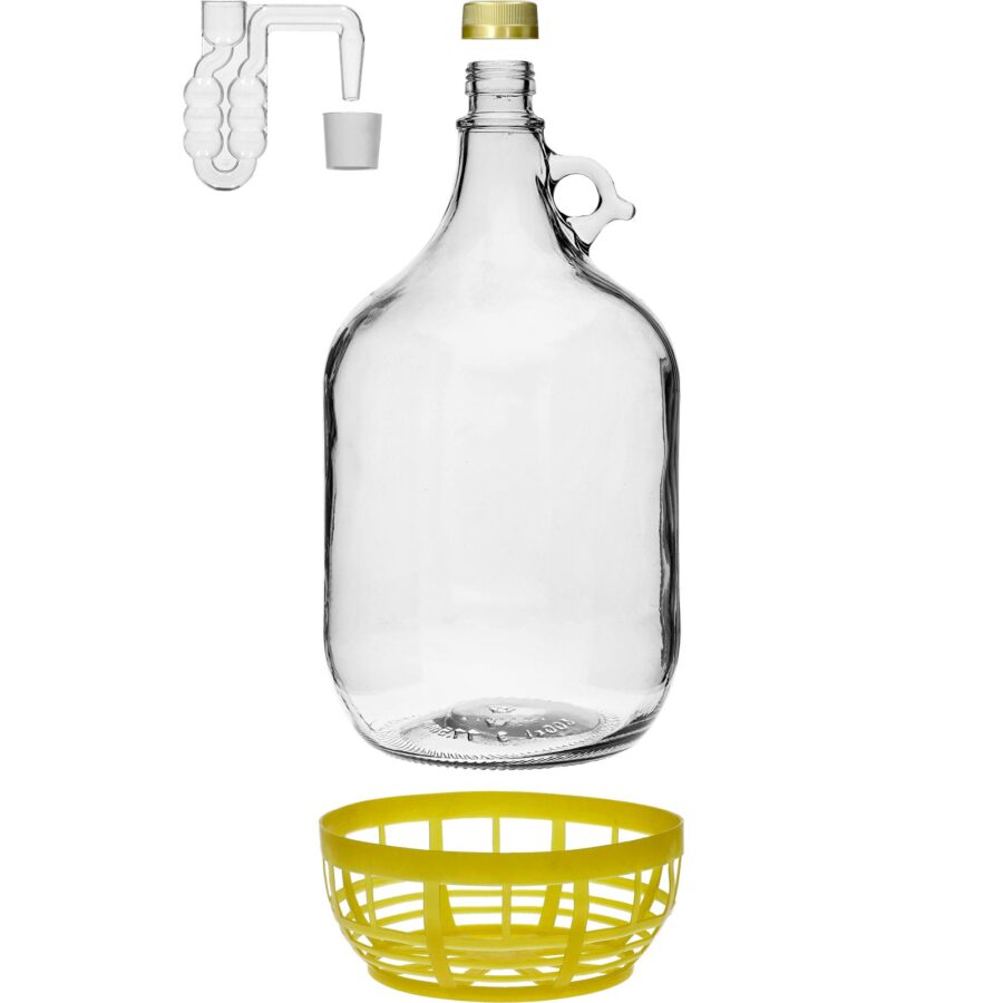 5-l-lady-demijohn-muovikorilla-korkilla-ja-vesilukolla-2 5 l lady demijohn muovikorilla, korkilla, ja vesilukolla
