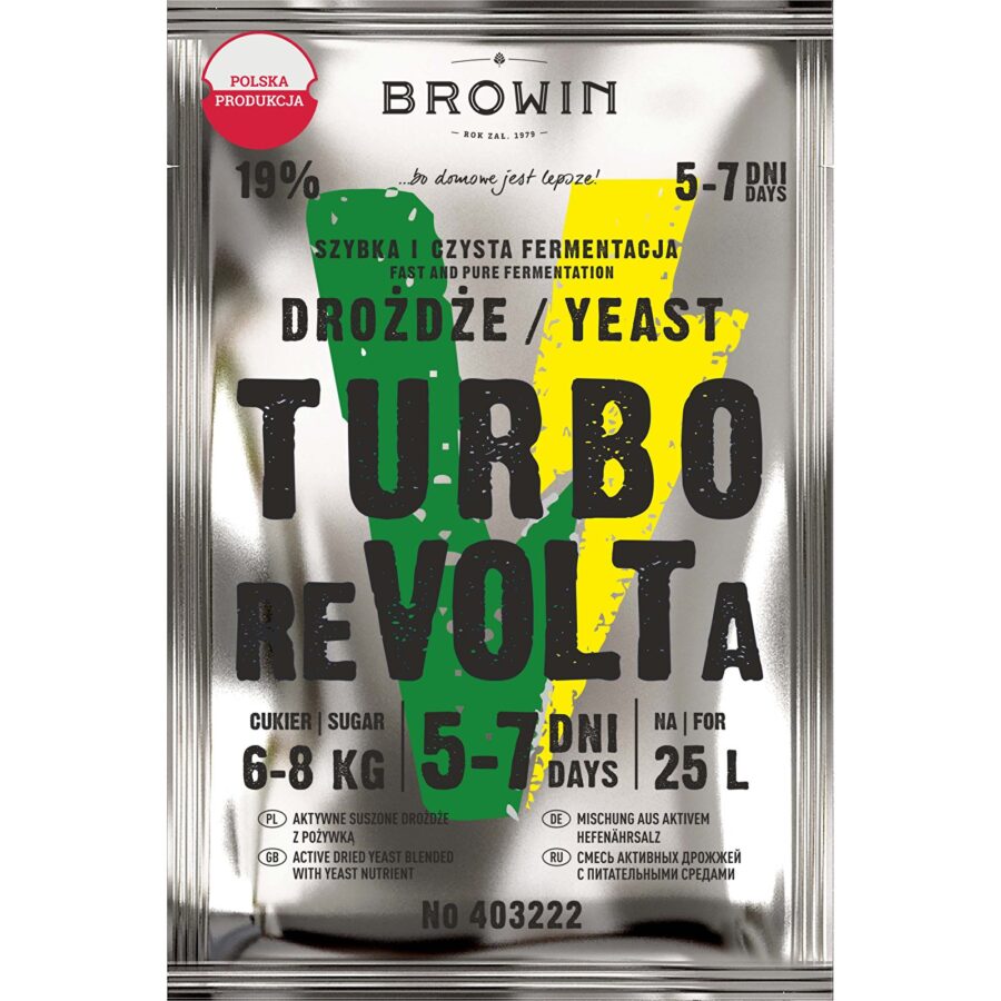 Turbo Revolta yeast 5-7 days distillers yeast kiljuhiiva