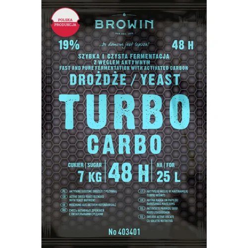 Turbo Carbo distillers yeast 48h