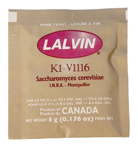 Lalvin ICV K1-1116 yleiskäyttöinen viinihiiva - 5g