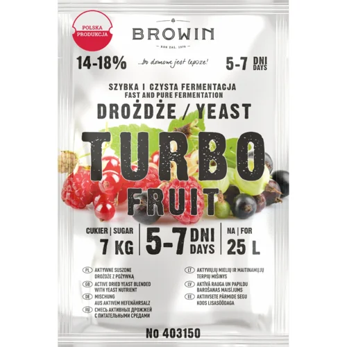 Turbo Fruit 5-7 days distiller's yeast, 40g