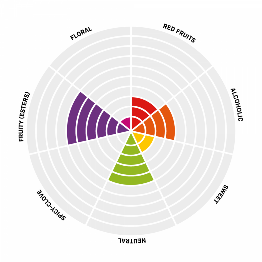pinnacle-active-dry-brewing-yeast-heritage-english-ale-115-g pinnacle kuivattu oluthiiva heritage english ale makuprofiili