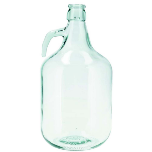 Demijohn 5L lasinen käymispullo, kahvalla