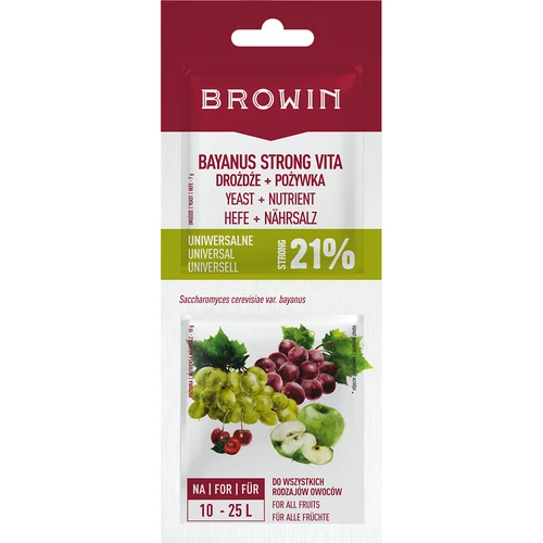 Hiiva + ravinne universal kaikille vahvoille viineille -Bayanus® - 17g