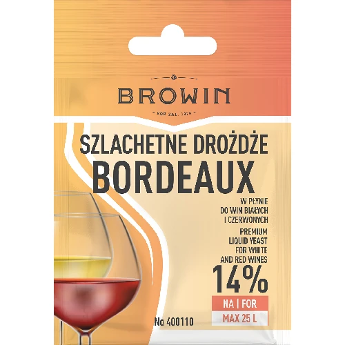 Bordeaux nestemäinen viinihiiva, 20 ml, BBE 9/2025