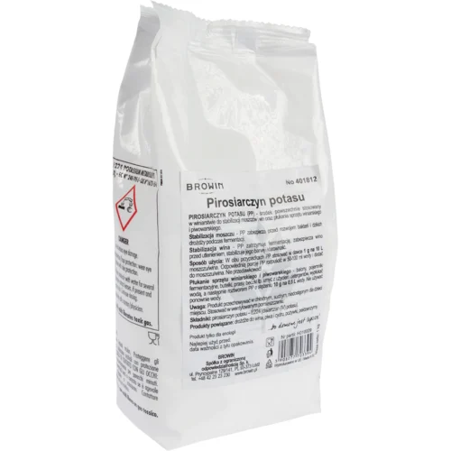 Campden kaliummetabisulfiitti (E224) - 1kg (Potassium metabisulfite)