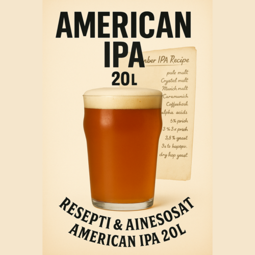 American IPA 20L - Resepti