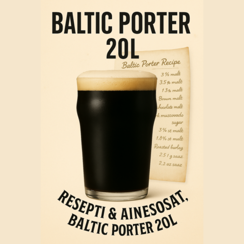 Baltic Porter 20L - Resepti