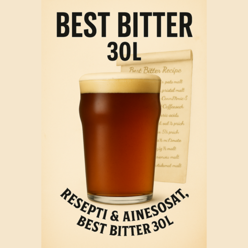 Best Bitter 30L - Resepti