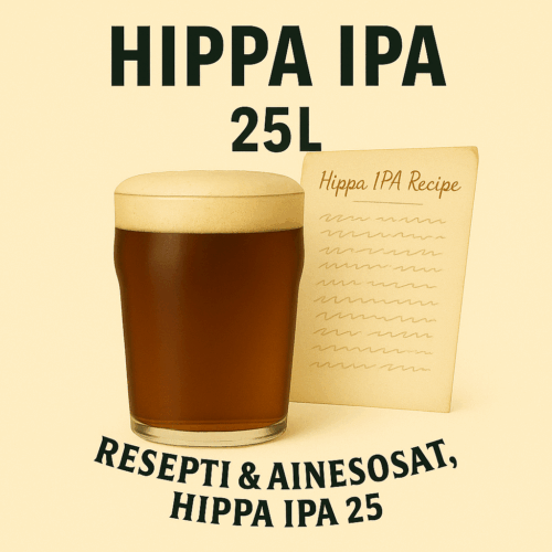 Hippa IPA 25L - Resepti