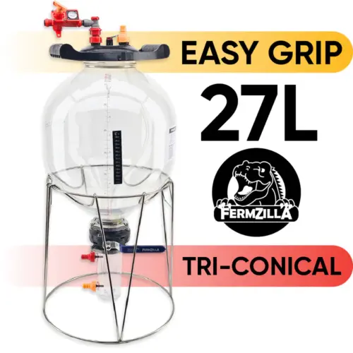FermZilla - 27L - Tri-Conical Easy Grip Pressure Fermenter - Painekäymisastia