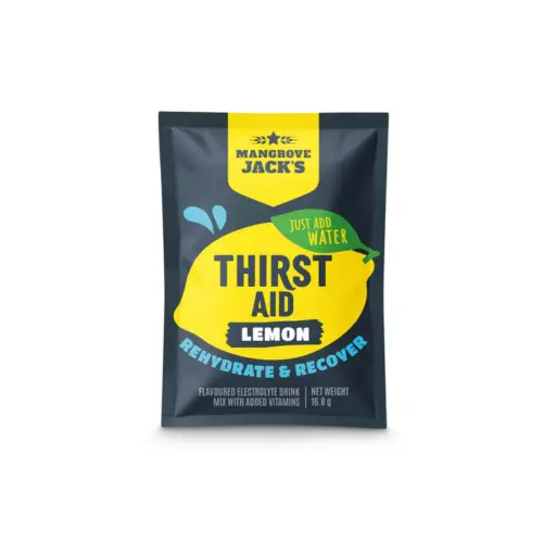 MJ Thirst Aid Lemon - Sitruunanmakuinen elektrolyyttijuomajauhe
