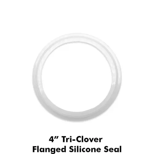 4" Flanged Silikonitiiviste Tri-Clamp, laipalla