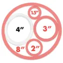 KL44806-4inchTC-FlangedSiliconeSeal-02