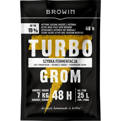 Turbo Grom 48H distiller's yeast, 150 g, 25 litraa