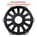 KL47333-ReplacementFermZillaAllRounderHexBasewith24xStickyDots-3-2